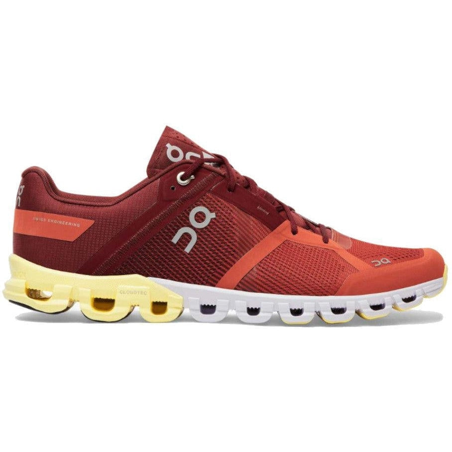 Men's On Cloudflow, Rust/Limelight, 9.5 D Medium