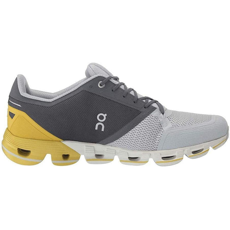Men's On Cloudflyer, Grey/Lime, 11 D Medium