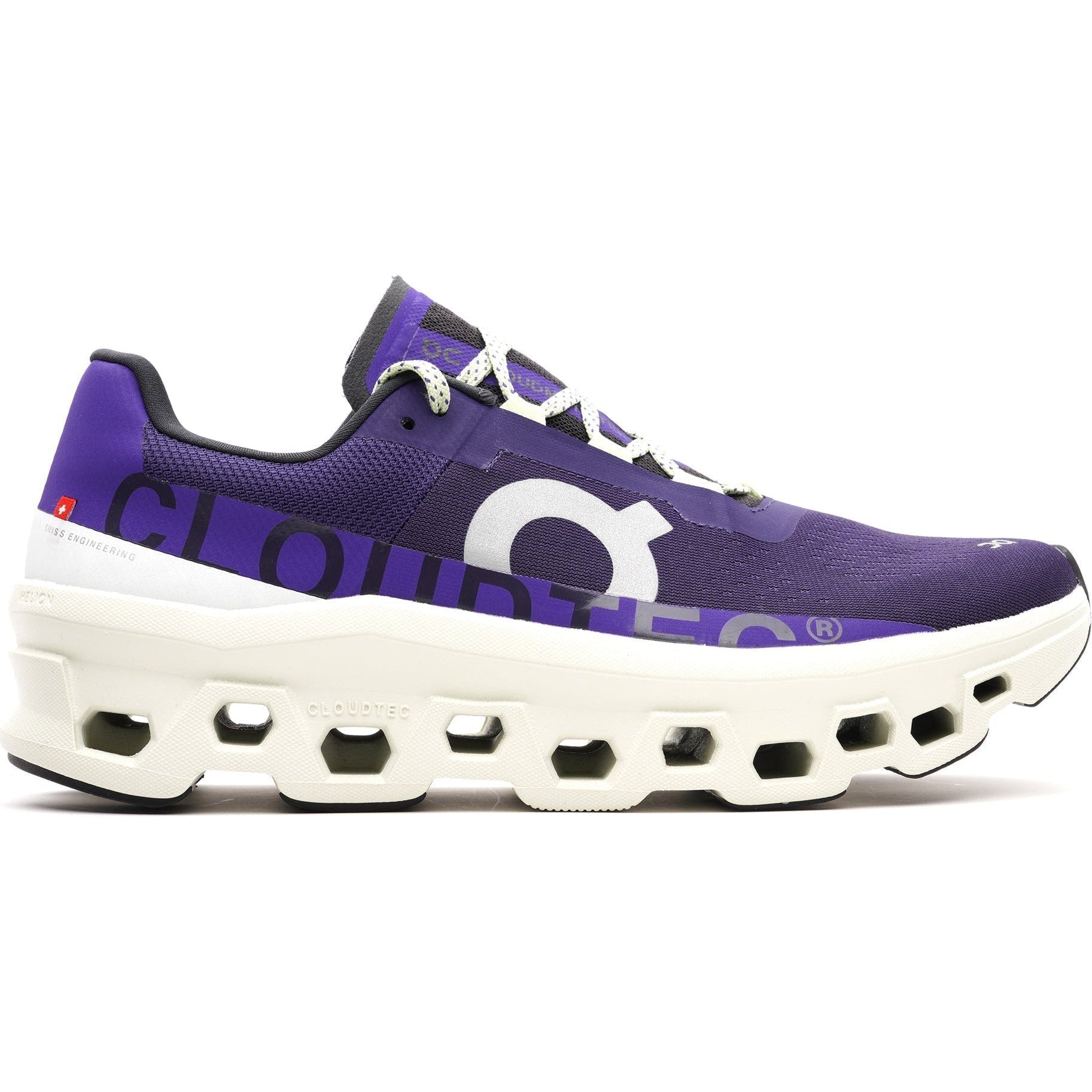Men's On Cloudmonster, Acai/Aloe, 8.5 D Medium