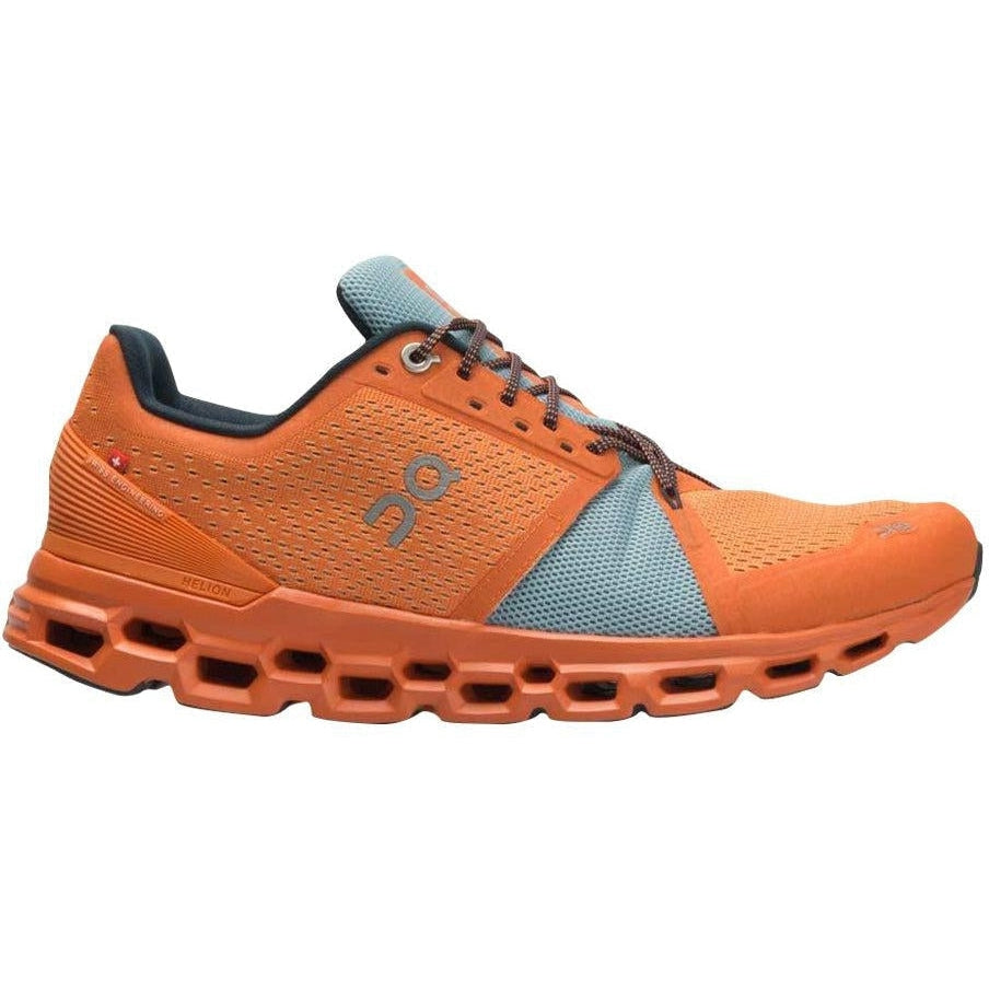 Men's On Cloudstratus, Orange/Wash, 8 D Medium