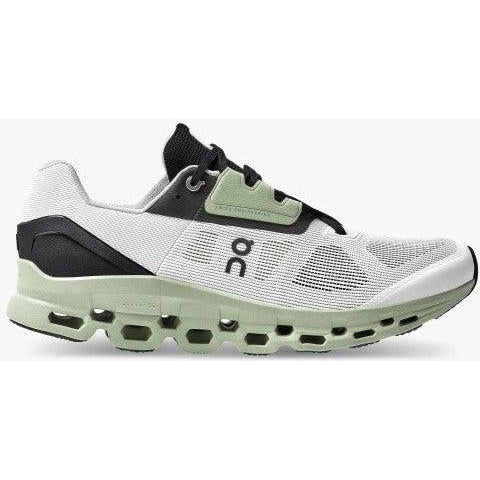 Men's On Cloudstratus, White/Black, 9.5 D Medium