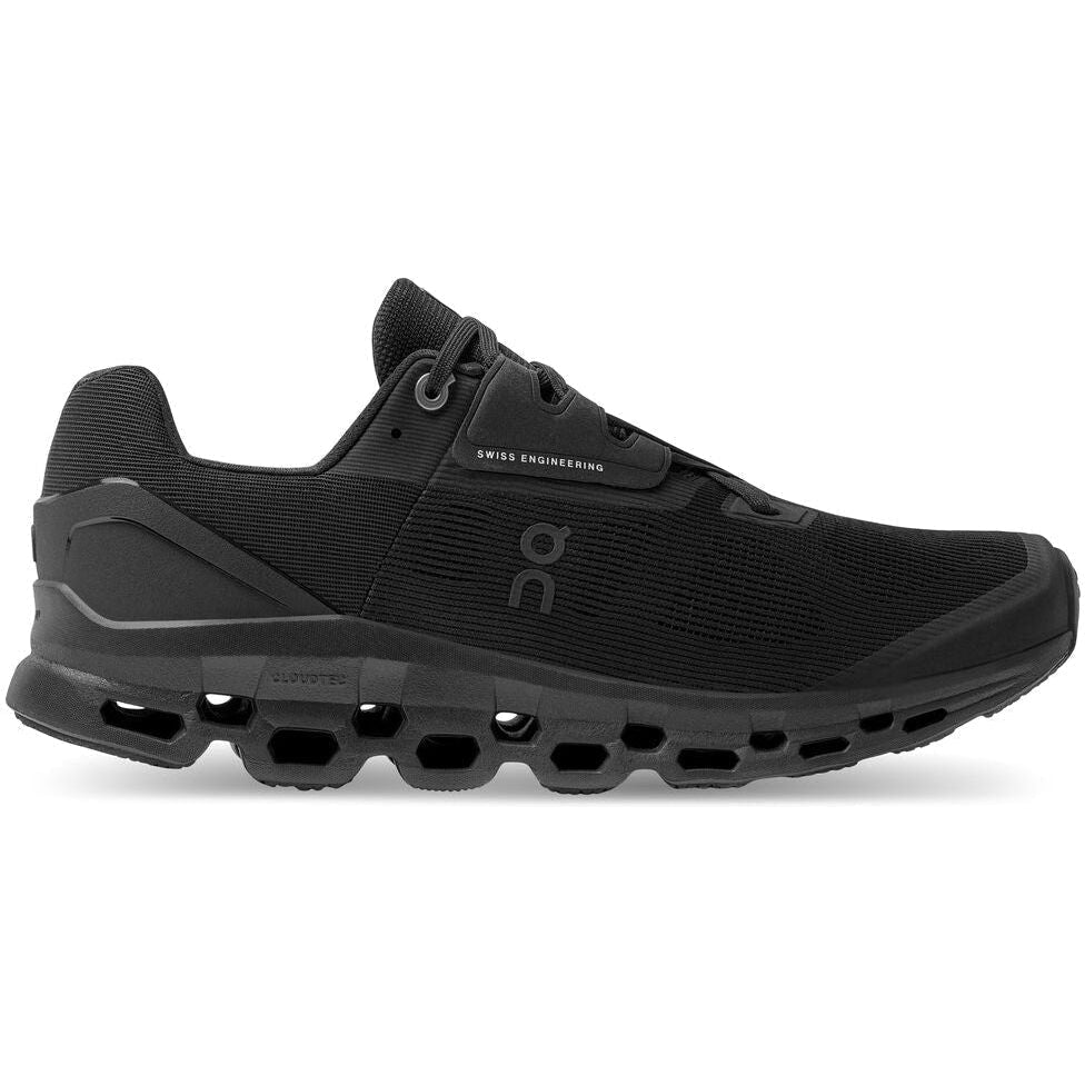 Men's On Cloudstratus, Black, 11 D Medium