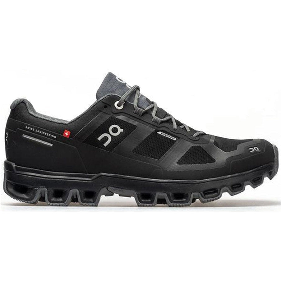 Men's On Cloudventure Waterproof, Black/Graphit, 8.5 D Medium