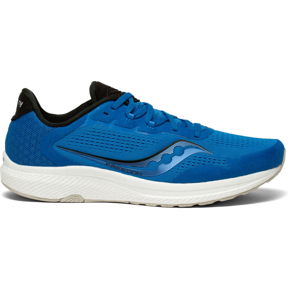 Men's Saucony Freedom 4, Royal/Stone, 12.5 D Medium