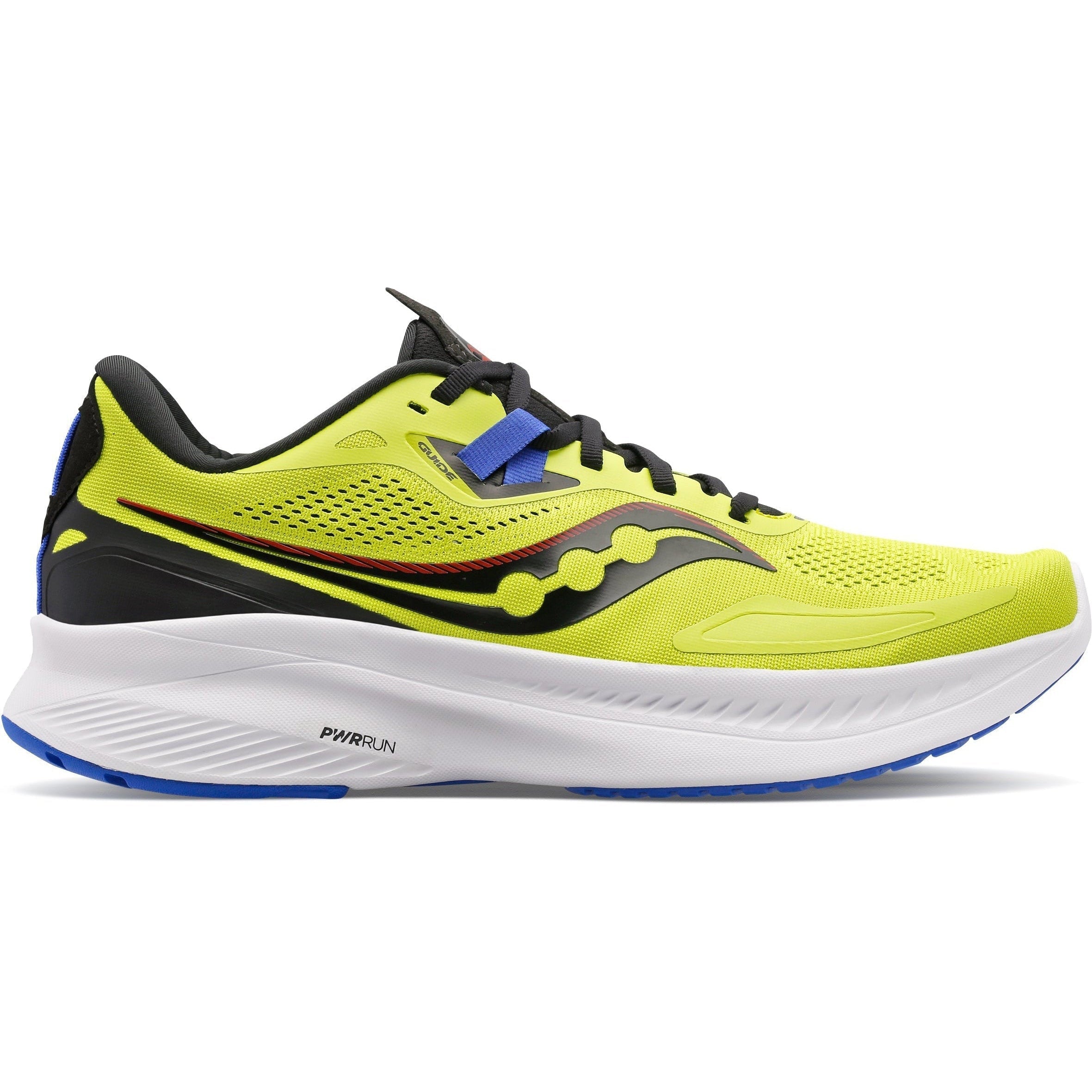 Men's Saucony Guide 15, ACID/BLUE RAZ, 12 D Medium