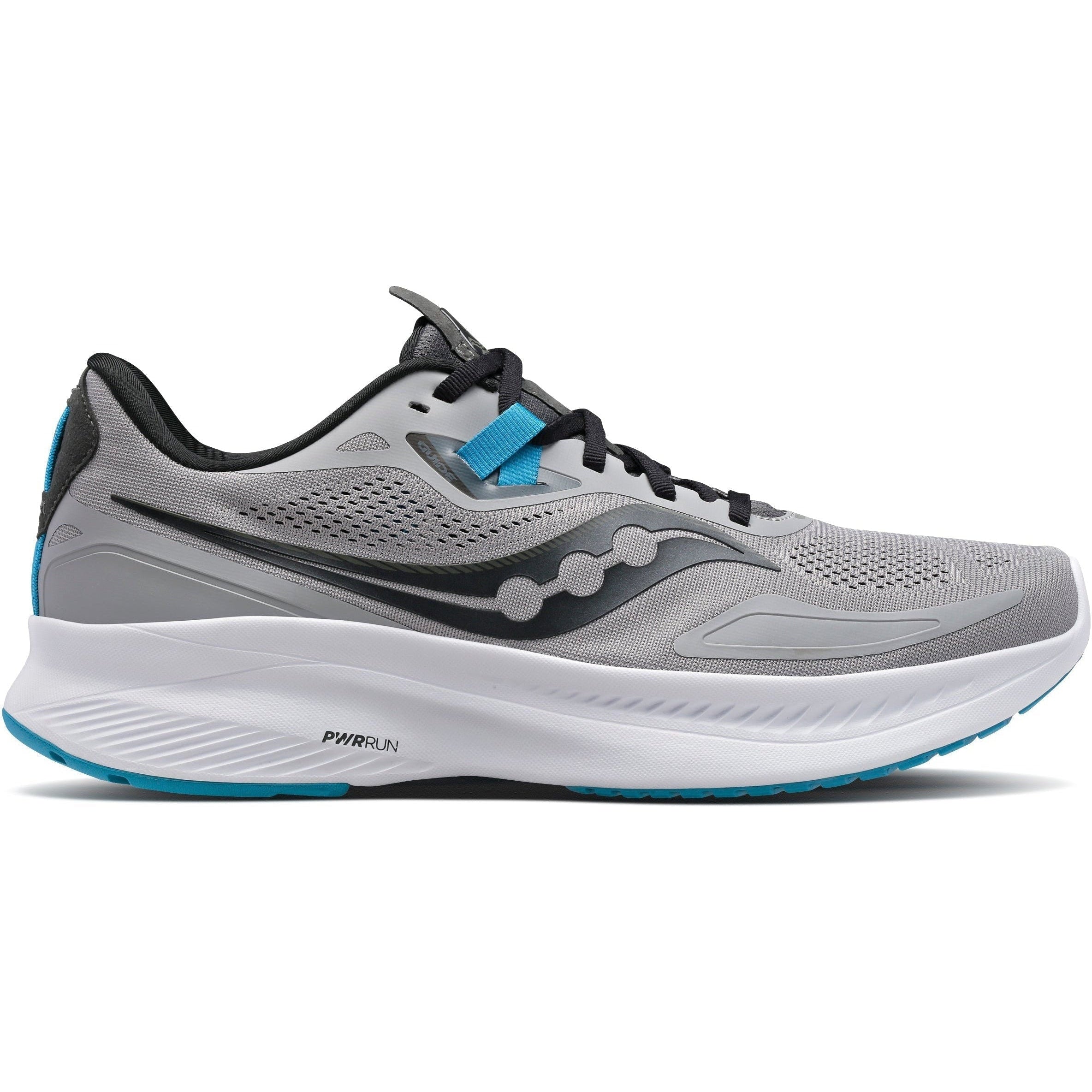 Men's Saucony Guide 15, Alloy/Topaz, 13 2E Wide