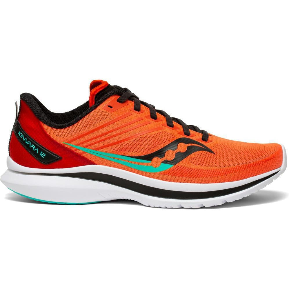 Men's Saucony Kinvara 12, Vizi/Scarlet, 8 D Medium