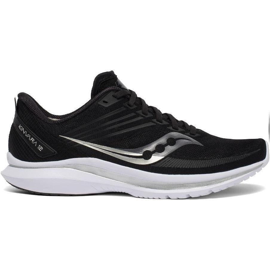 Men's Saucony Kinvara 12, Black/Silver, 13 D Medium