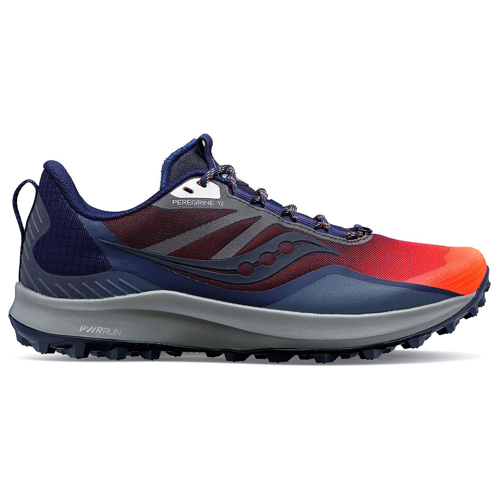 Men's Saucony Peregrine 12, Night/Lite, 12 D Medium