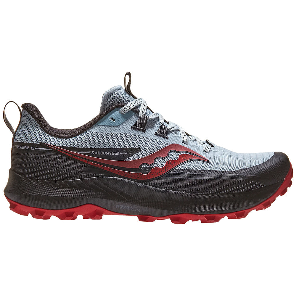 Men's Saucony Peregrine 13, Vapor/Poppy, 10.5 D Medium