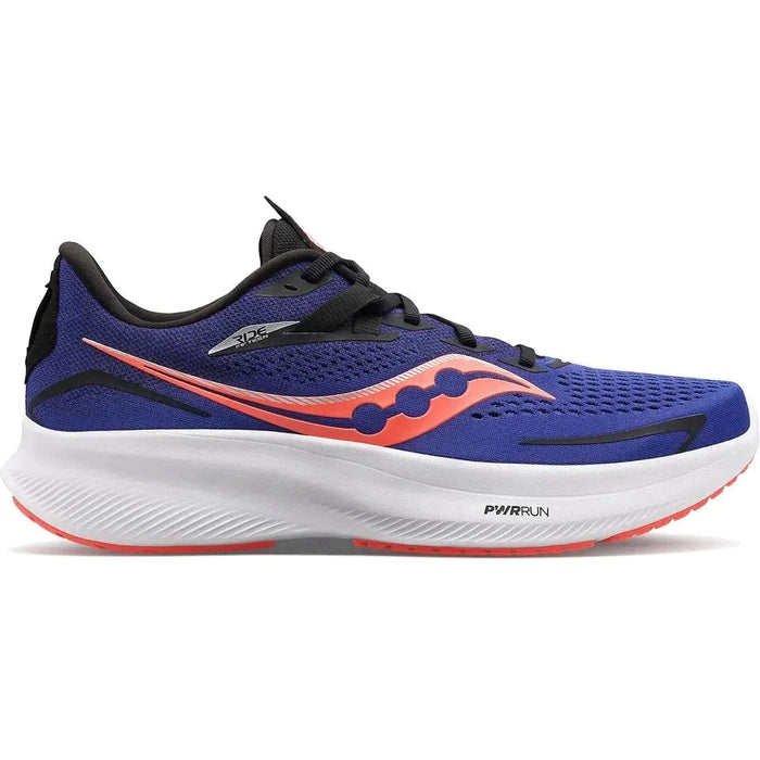 Men's Saucony Ride 15, Sapphire/Vizired, 7.5 D Medium