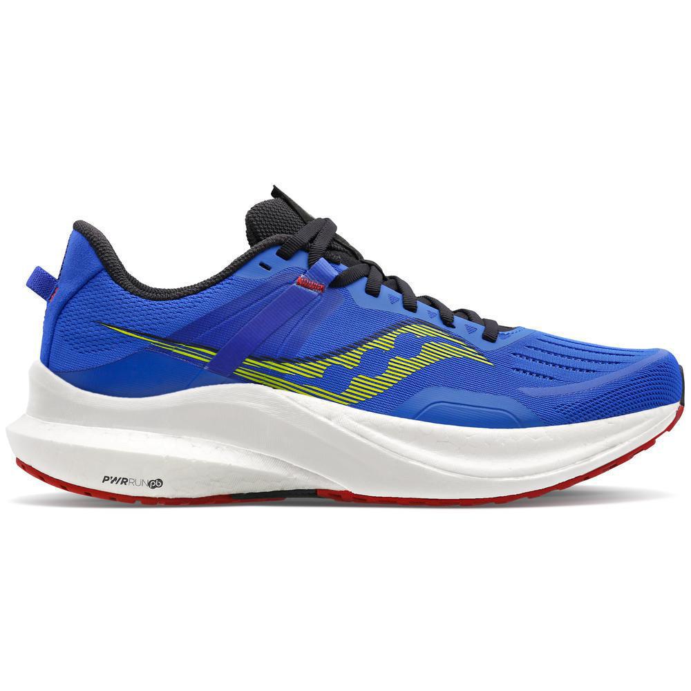 Men's Saucony Tempus, Blue Raz/Acid, 11.5 D Medium
