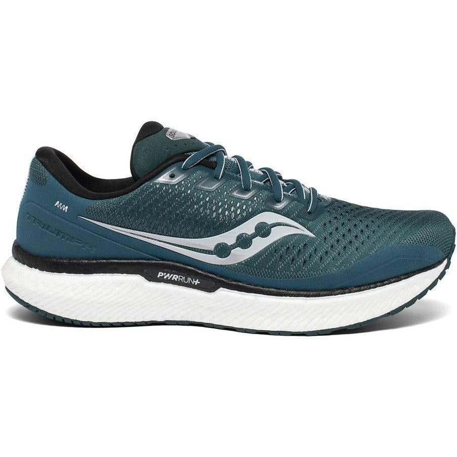Men's Saucony Triumph 18, Deep Teal/Silver, 10 D Medium