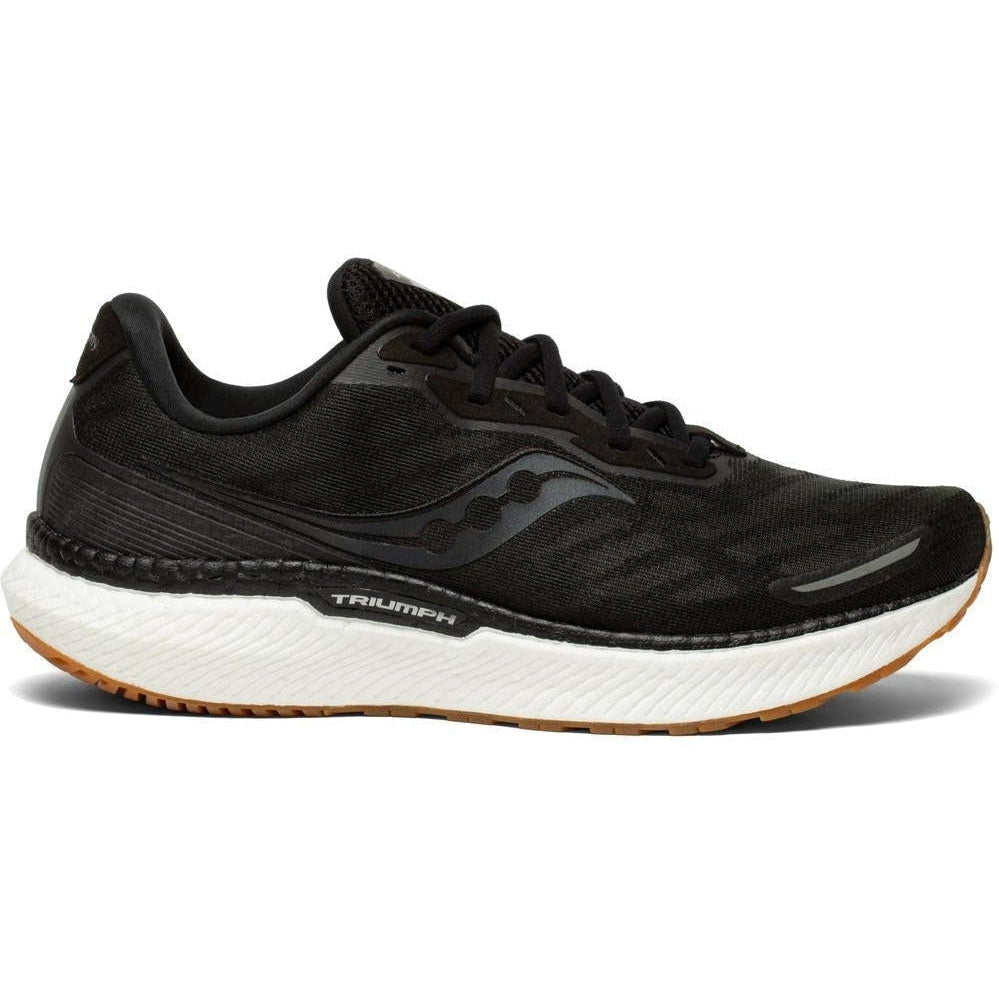 Men's Saucony Triumph 19, Black/Gum, 8.5 D Medium