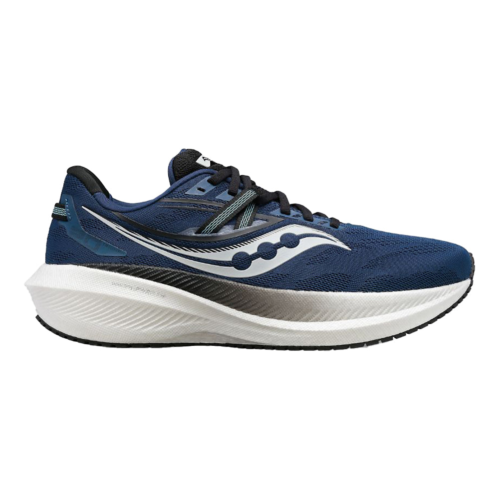 Men's Saucony Triumph 20, Twilight/Black, 9 2E Wide