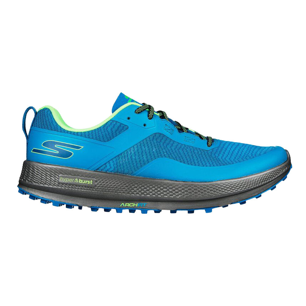 Men's Skechers Go Run Razor Trl - 2, Blue/Green, 10.5 D Medium