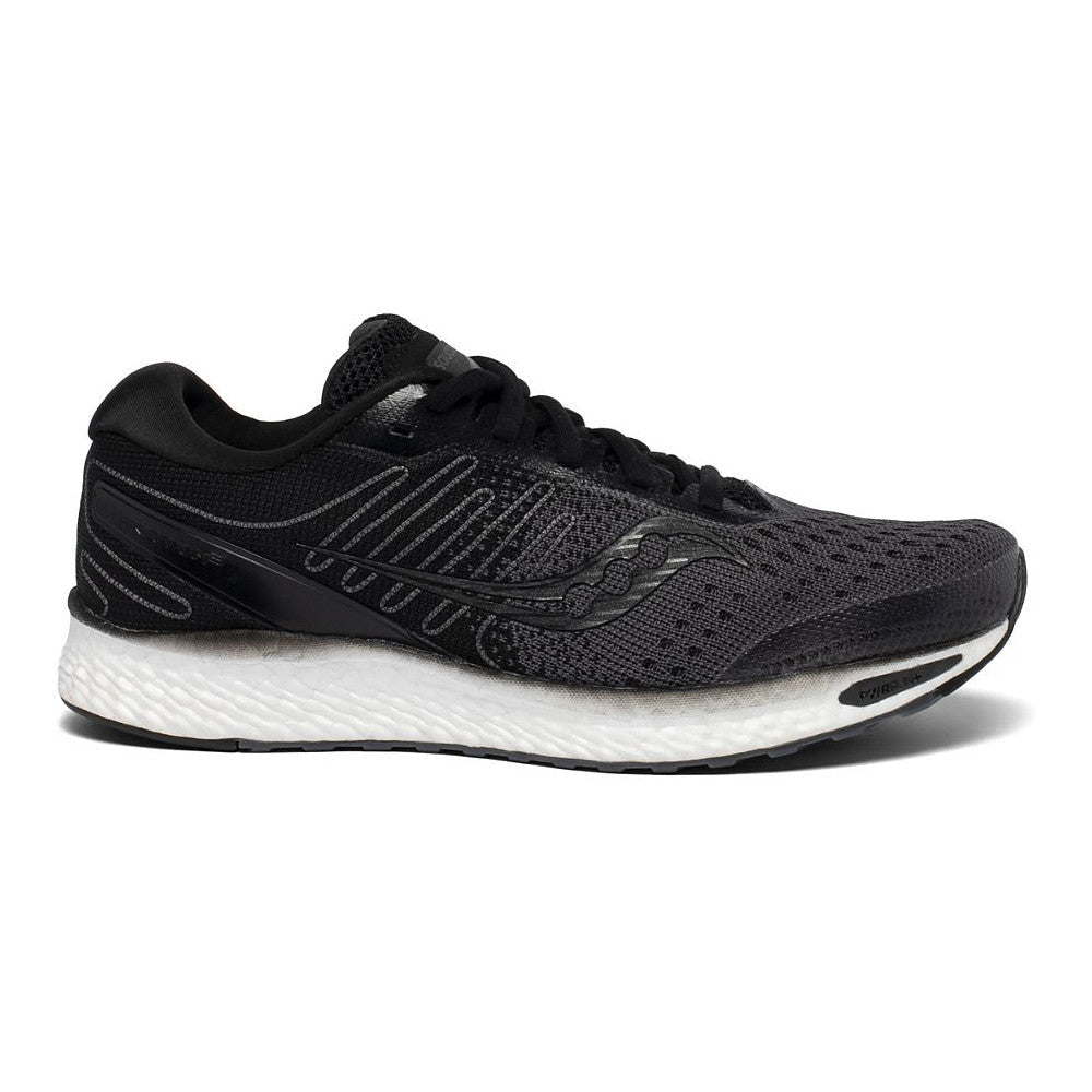 Women's Saucony Freedom 3, Black/White, 7.5 B Medium