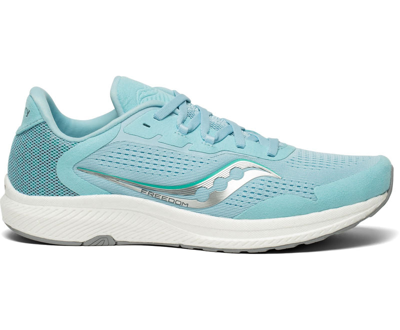 Women's Saucony Freedom 4, Powder/Jade, 8 B Medium