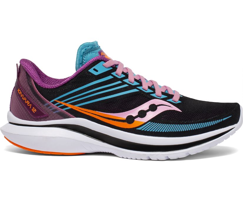 Women's Saucony Kinvara 12, Future Black, 11 B Medium