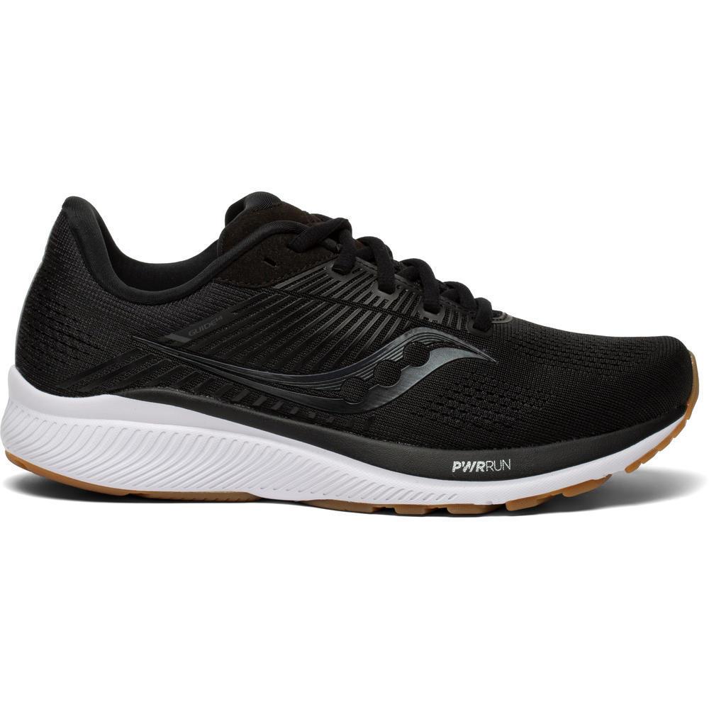 Women's Saucony Guide 14, Black/Gum, 8.5 B Medium