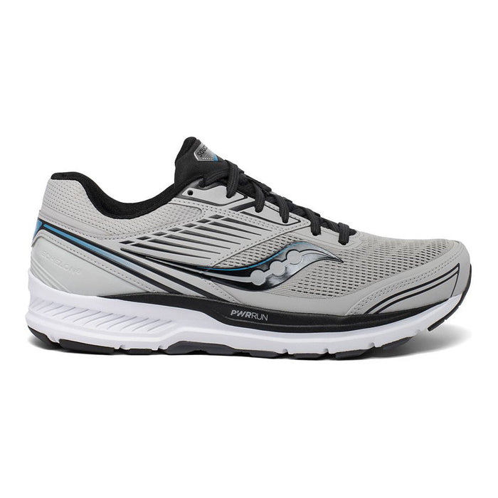 Men's Saucony Echelon 8, Alloy/Black, 8.5 2E Wide