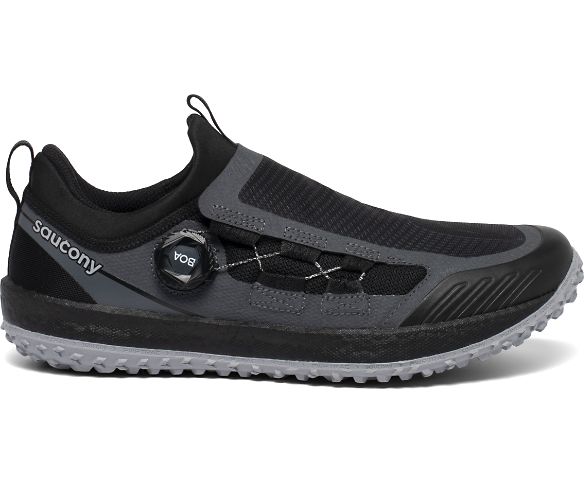 Men's Saucony Switchback 2, Black/Charcoal, 12 D Medium