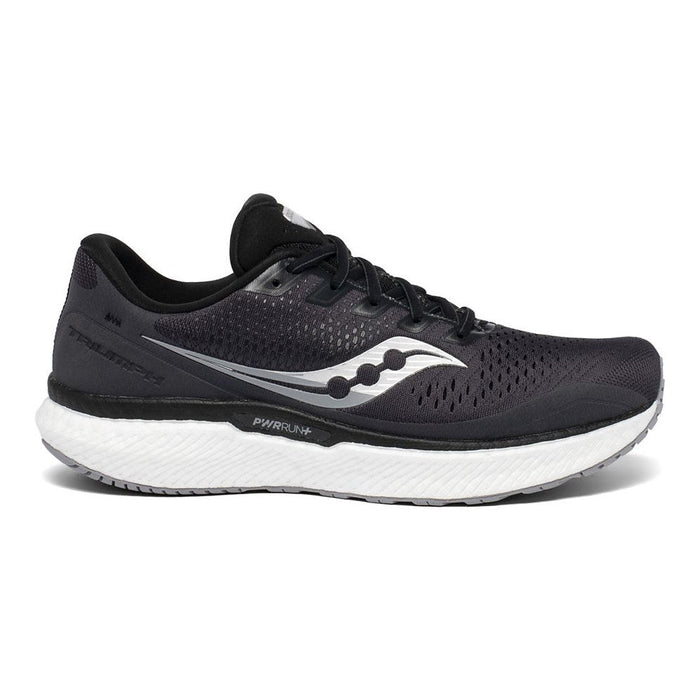 Men's Saucony Triumph 18, Charcoal/White, 11 2E Wide