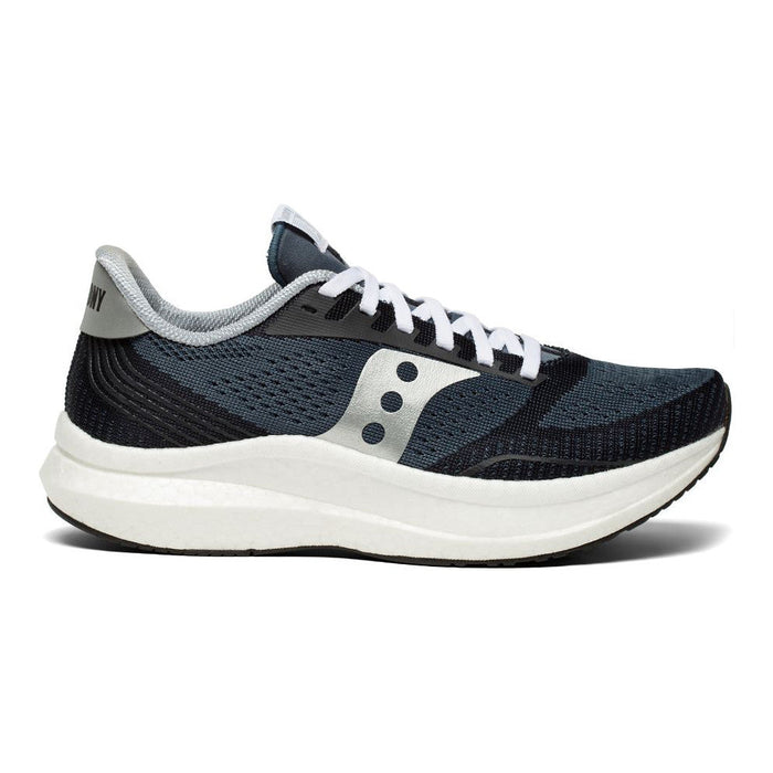 Women's Saucony Endorphin Pro, Icon Pack - Navy/Silver, 11 B Medium