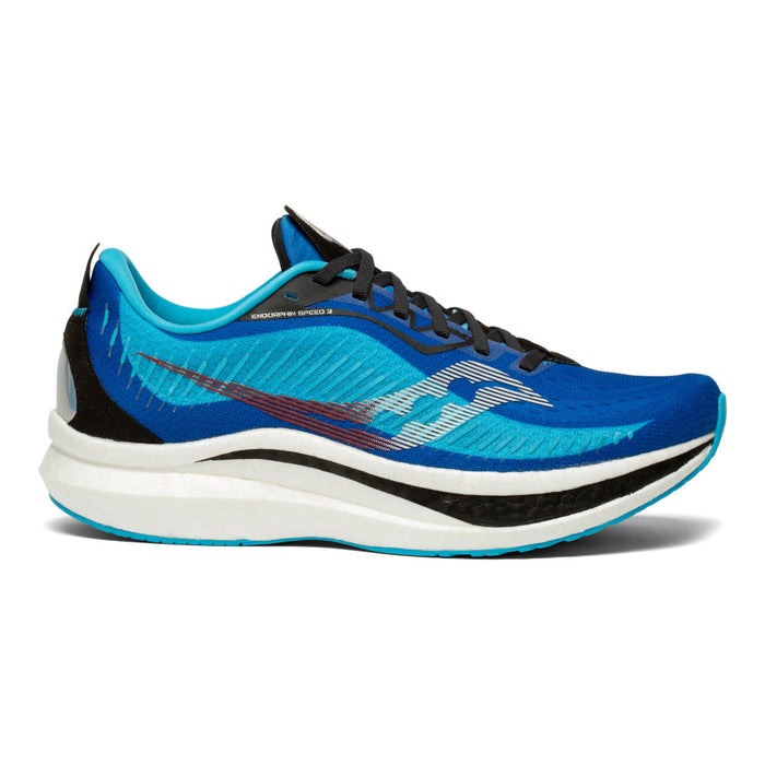 Men's Saucony Endorphin Speed 2, Royal/Black, 11 D Medium