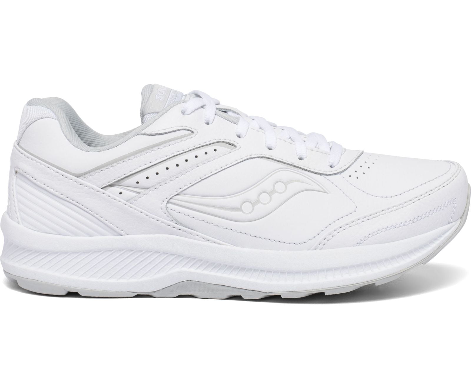Women's Saucony Echelon Walker 3, White, 6.5 B Medium