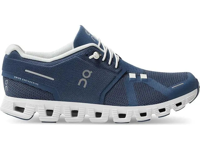 Women's On Cloud, Denim/White, 7.5 B Medium