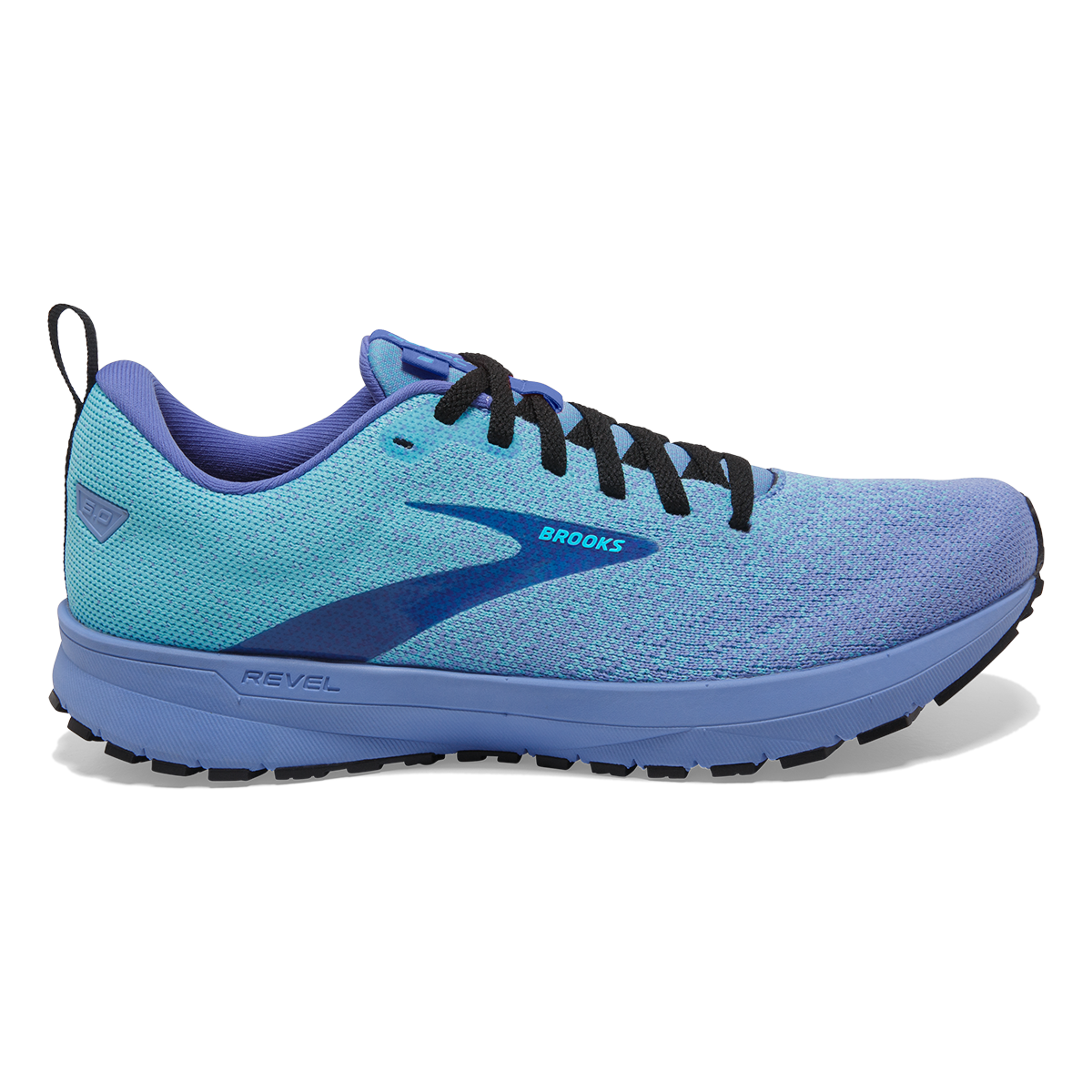 Women's Brooks Revel 5, Baja/Bluefish/Diva, 9 B Medium