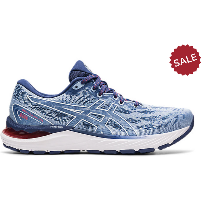 Women's Asics GEL-Cumulus 23, Mist/White, 7.5 B Medium