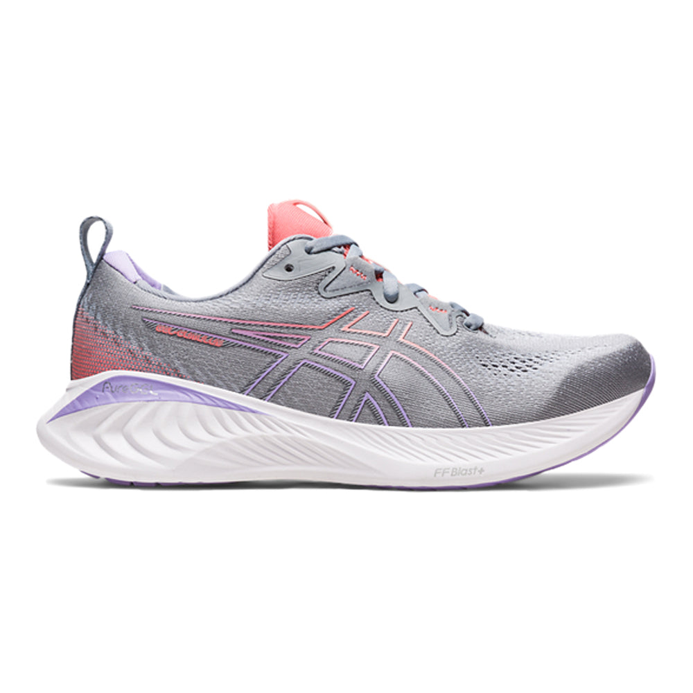 Women's Asics Gel-Cumulus 25, Sheet Rock/Papaya, 5 B Medium