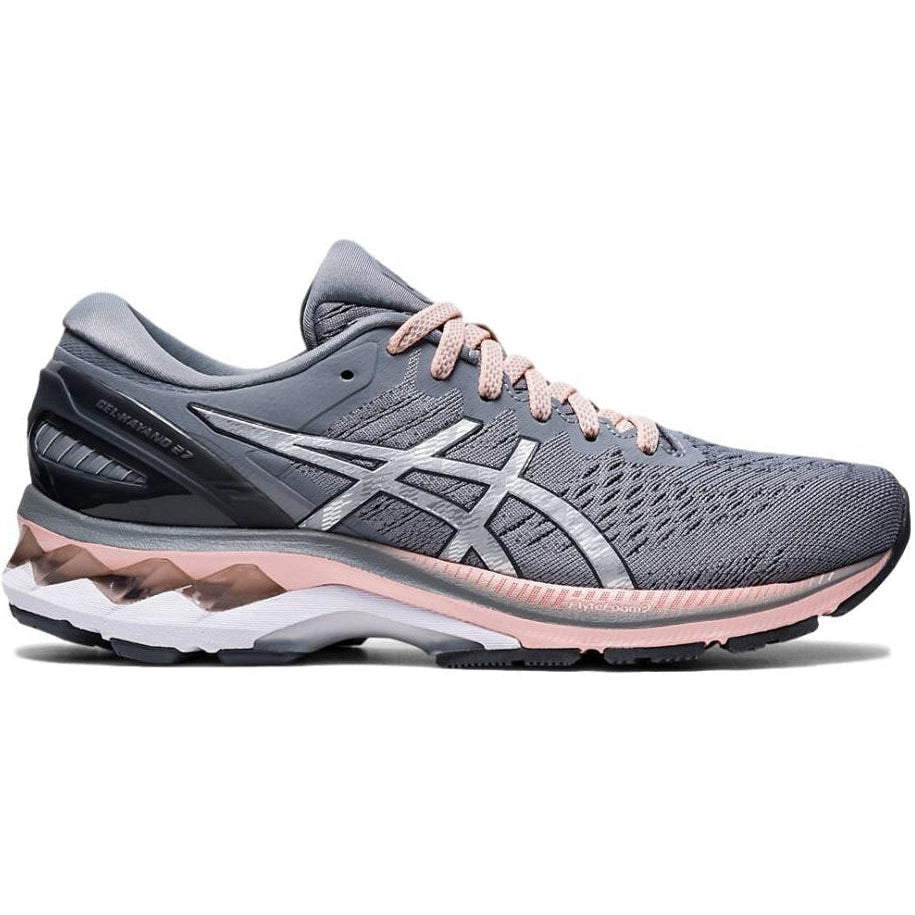 Women's Asics GEL-Kayano 27, Sheet Rock/Pure Silver, 6 D Wide