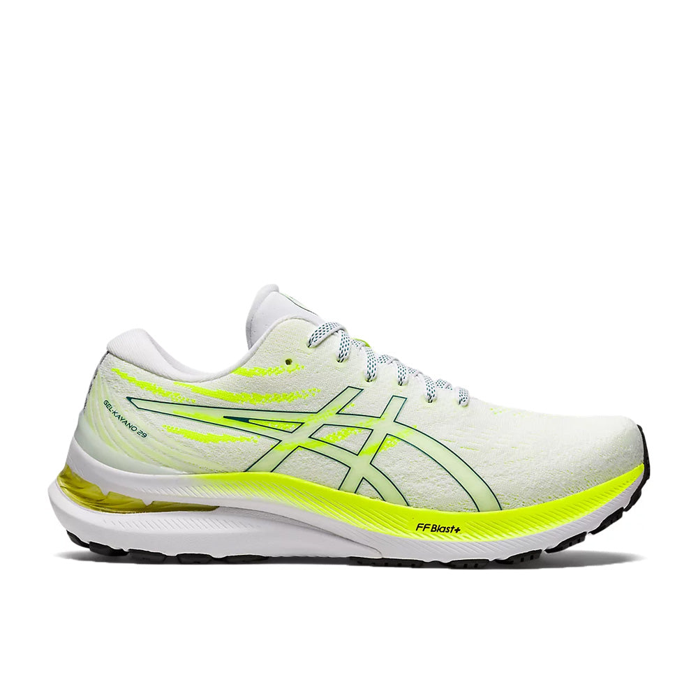 Women's Asics GEL-Kayano 29, White/Velvet Pine, 7 B Medium
