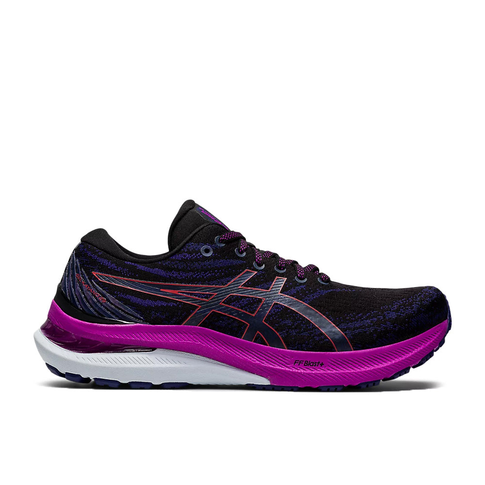 Women's Asics Gel-Kayano 29, Black/Red Alert, 8 B Medium