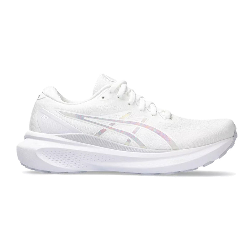 Women's Asics Gel-Kayano 30, White/Lilac HINT, 10.5 B Medium