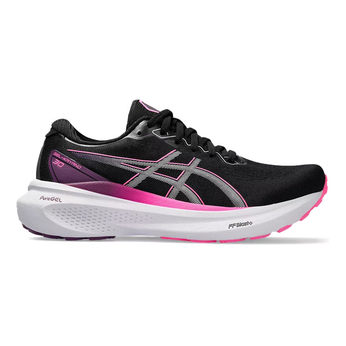 Women's Asics Gel-Kayano 30, Black/Lilac Hint, 10 D Wide