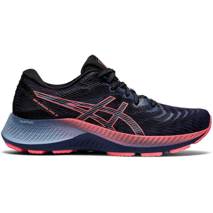 Women's Asics Gel-Kayano Lite 2, Thunder Blue/Blazing Coral, 6 B Medium