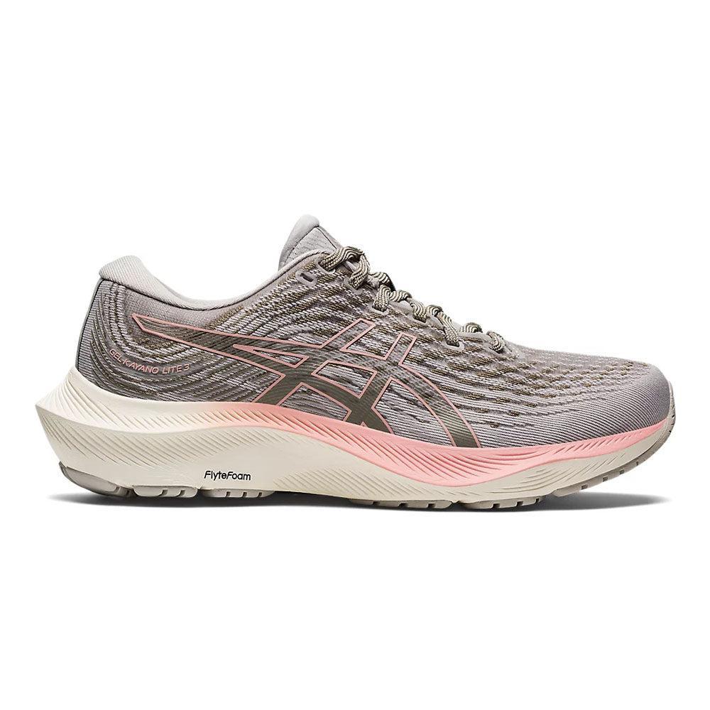 Women's Asics GEL-Kayano Lite 3, Oyster Grey/Frosted Rose, 6 B Medium