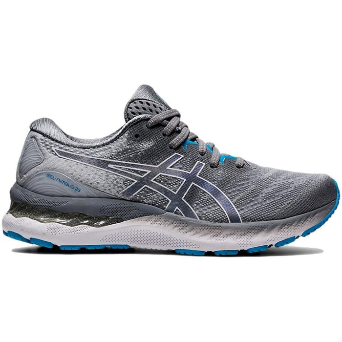 Women's Asics GEL-Nimbus 23, Sheet Rock/White, 10 B Medium