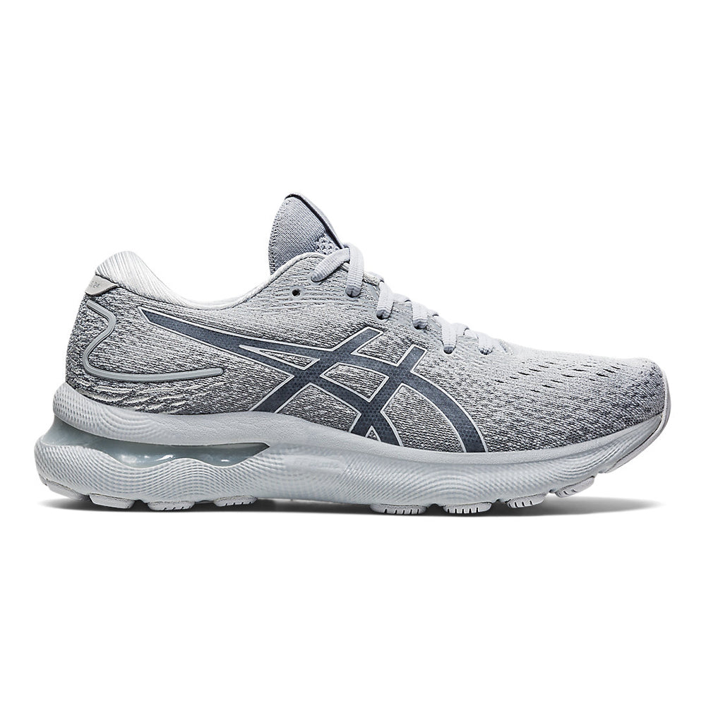 Women's Asics GEL-Nimbus 24, Piedmont Grey/Piedmont Grey, 8 B Medium
