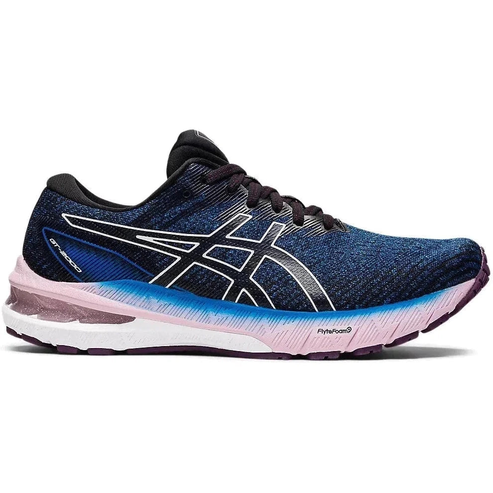 Women's Asics GT-2000 10, LAKE DRIVE/WHITE, 9.5 B Medium