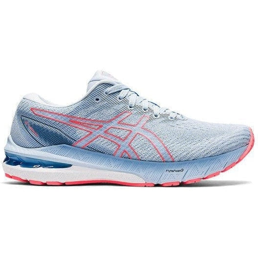 Women's Asics GT-2000 10, Mist/Blazing Coral, 7 B Medium