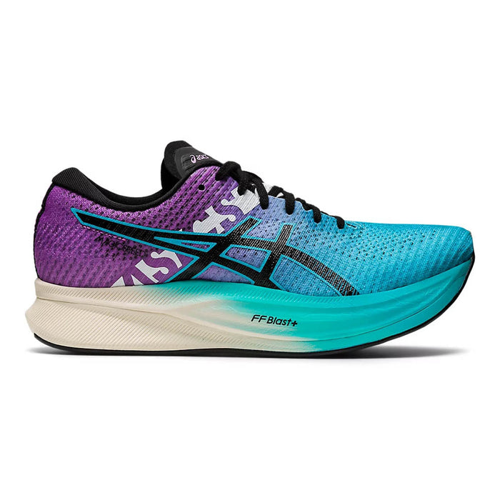 Women's Asics Magic Speed 2 Ekiden, Aquarium/Black, 8 B Medium