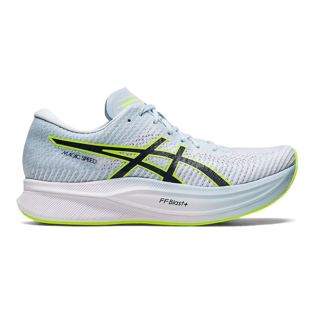 Women's Asics Magic Speed 2, Sky/Midnight, 8.5 B Medium
