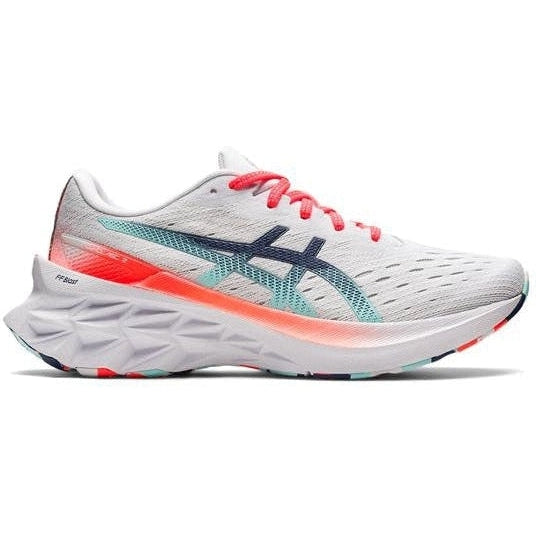 Women's Asics Novablast 2, White/White, 6.5 B Medium