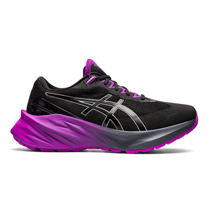 Women's Asics Novablast 3 Lite-Show, Black/Orchid, 8 B Medium