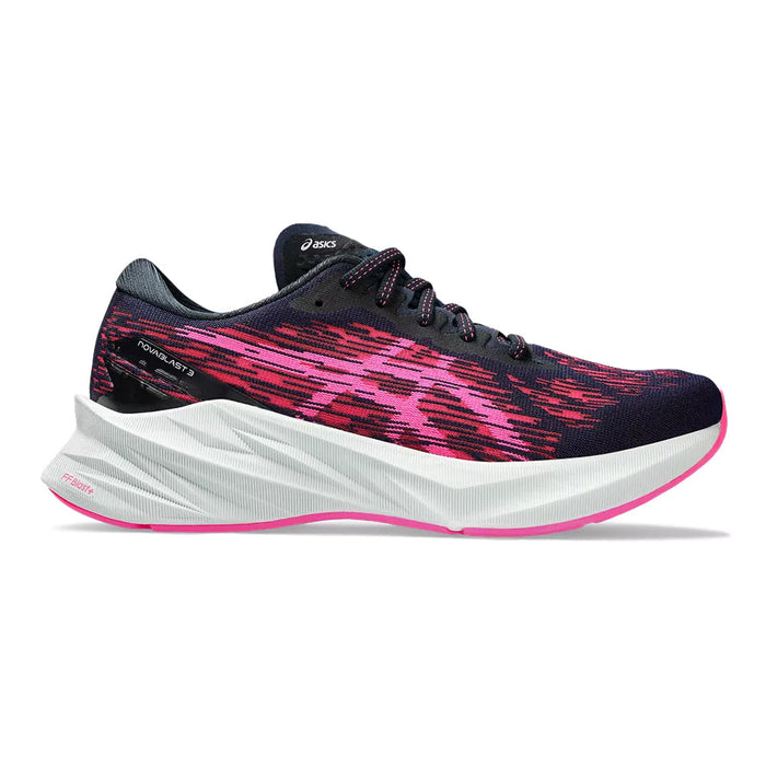 Women's Asics Novablast 3, French Blue/Hot Pink, 9 B Medium